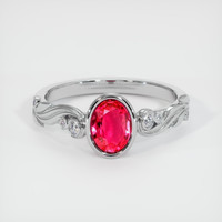 Ruby Ring 0.91 Ct. 18K White Gold Preview