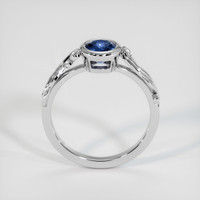 0.76 Ct. Sapphire Ring, 18K White Gold 3