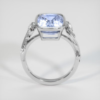 6.47 Ct. Sapphire Ring, 18K White Gold 3