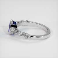 1.53 Ct. Sapphire Ring, 18K White Gold 4