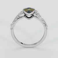 1.07 Ct. Bi Color / Parti Sapphire Ring, 18K White Gold 3