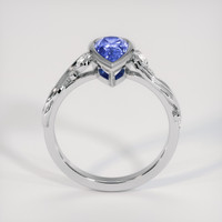 1.24 Ct. Blue Sapphire Ring, 18K White Gold 3