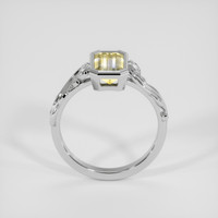 2.21 Ct. Bi Color Sapphire Ring, 18K White Gold 3
