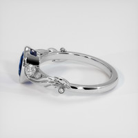 1.52 Ct. Bi Color Sapphire Ring, 18K White Gold 4