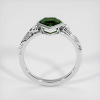 1.44 Ct. Green Sapphire Ring, 18K White Gold 3