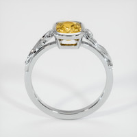1.65 Ct. Yellow Sapphire Ring, 18K White Gold 3