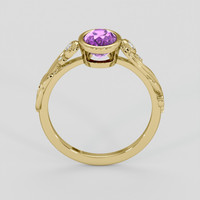 1.41 Ct. Pinkish Purple Sapphire Ring, 10K Yellow Gold 3