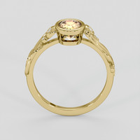 1.02 Ct. Padparadscha Sapphire Ring, 10K Yellow Gold 3