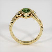 1.14 Ct. Green Sapphire Ring, 10K Yellow Gold 3