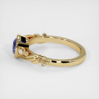 1.47 Ct. Blue Sapphire Ring, 14K Yellow Gold 4