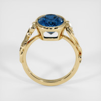 3.67 Ct. Sapphire Ring, 14K Yellow Gold 3