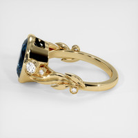 3.67 Ct. Sapphire Ring, 14K Yellow Gold 4