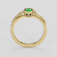 0.43 Ct. Tsavorite Garnet Ring, 14K Yellow Gold 3