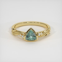 0.68 Ct. Gemstone Ring, 14K Yellow Gold 1