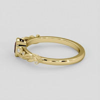 0.57 Ct. Pink Sapphire Ring, 14K Yellow Gold 4