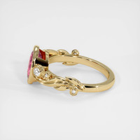 2.02 Ct. Padparadscha Sapphire Ring, 14K Yellow Gold 4