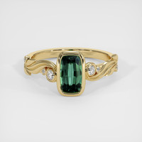 0.78 Ct. Sapphire Ring, 14K Yellow Gold 1