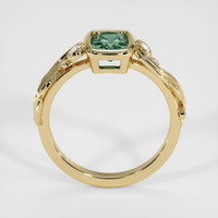 0.95 Ct. Green Sapphire Ring, 14K Yellow Gold 3
