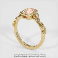 1.21 Ct. Sapphire Ring, 14K Yellow Gold 2