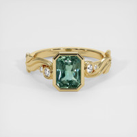 2.22 Ct. Sapphire Ring, 14K Yellow Gold 1