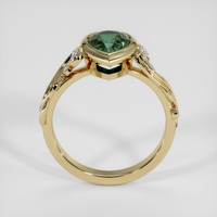 2.04 Ct. Green Sapphire Ring, 14K Yellow Gold 3