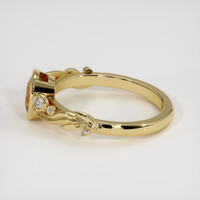 1.29 Ct. Bi Color Sapphire Ring, 14K Yellow Gold 4