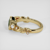 2.19 Ct. Green Sapphire Ring, 14K Yellow Gold 4