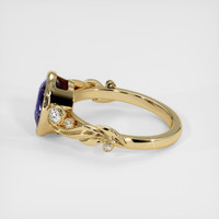 2.57 Ct. Sapphire Ring, 14K Yellow Gold 4