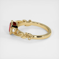 1.14 Ct. Ruby Ring, 14K Yellow Gold 4