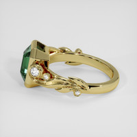 2.62 Ct. Bluish Green Sapphire Ring, 14K Yellow Gold 4