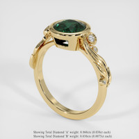 2.56 Ct. Sapphire Ring, 14K Yellow Gold 2
