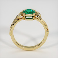 1.15 Ct. Emerald Ring, 18K Yellow Gold 3