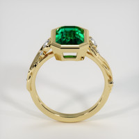 2.77 Ct. Emerald Ring, 18K Yellow Gold 3