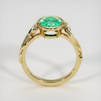 1.30 Ct. Emerald Ring, 18K Yellow Gold 3