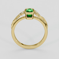 1.01 Ct. Tsavorite Garnet Ring, 18K Yellow Gold 3