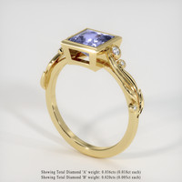 1.10 Ct. Gemstone Ring, 18K Yellow Gold 2