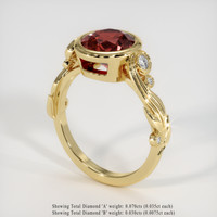 2.60 Ct. Gemstone Ring, 18K Yellow Gold 2