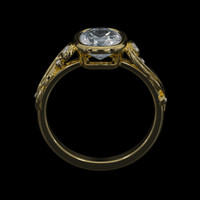 1.18 Ct. Gemstone Ring, 18K Yellow Gold 3