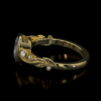 1.18 Ct. Gemstone Ring, 18K Yellow Gold 4