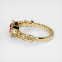 1.33 Ct. Ruby Ring, 18K Yellow Gold 4