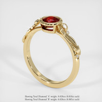Ruby Ring 0.80 Ct., 18K Yellow Gold Preview