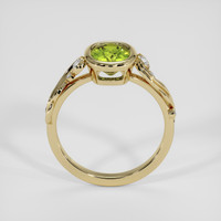 1.90 Ct. Yellowish Green Sapphire Ring, 18K Yellow Gold 3