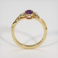 0.53 Ct. Bi Color Sapphire Ring, 18K Yellow Gold 3