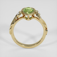 2.03 Ct. Green Sapphire Ring, 18K Yellow Gold 3
