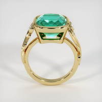 5.61 Ct. Emerald Ring, 18K Yellow Gold 3