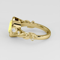 3.12 Ct. Yellow Sapphire Ring, 18K Yellow Gold 4
