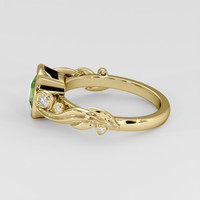 2.53 Ct. Green Sapphire Ring, 18K Yellow Gold 4