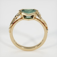 1.20 Ct. Green Sapphire Ring, 18K Yellow Gold 3