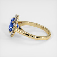 0.79 Ct. Sapphire Ring, 18K Yellow Gold 4