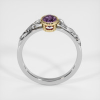 0.70 Ct. Bi Color Sapphire Ring, 14K Yellow & White 3